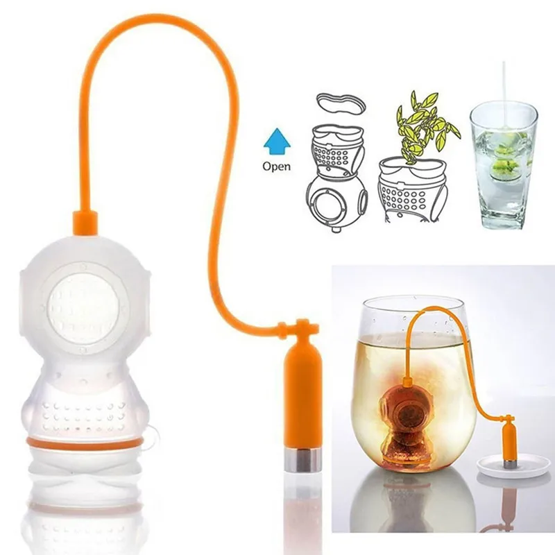 Loose Leaf Tea Infuser - Infusor de chá para mergulhador, vazamento