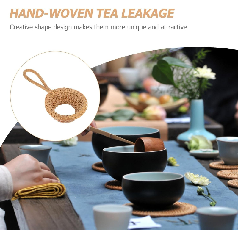 Coador de Chá de Rattan Artesa - Loose Leaf Tea Infuser avaliação e preço