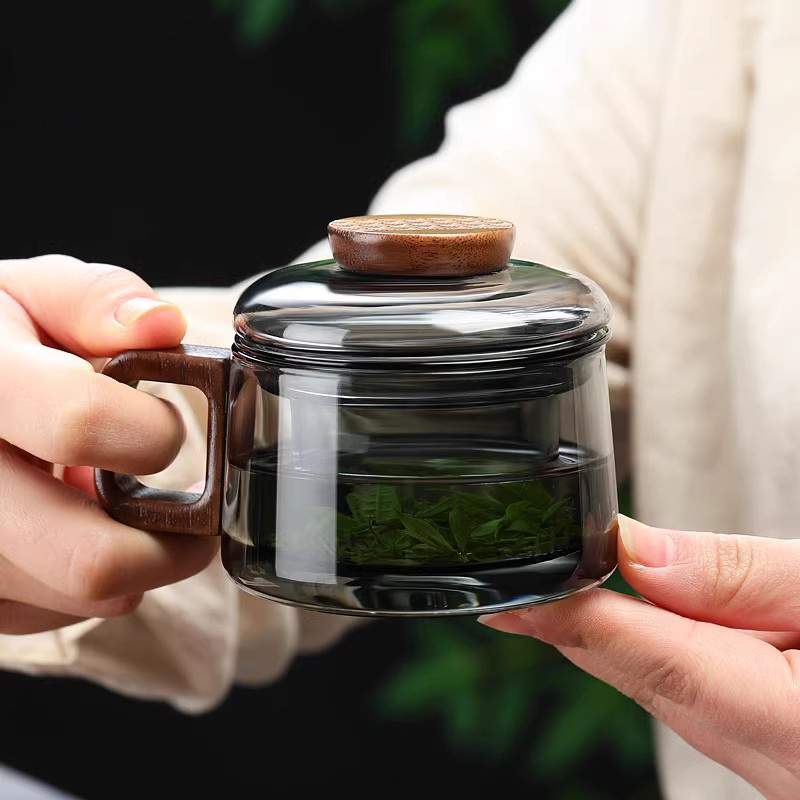 Xícara de chá de vidro com inf - Loose Leaf Tea Infuser avaliação e preço