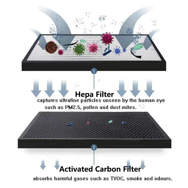 Substituição hepa filtro e car - Coway Air Purifier Storm avaliação e preço