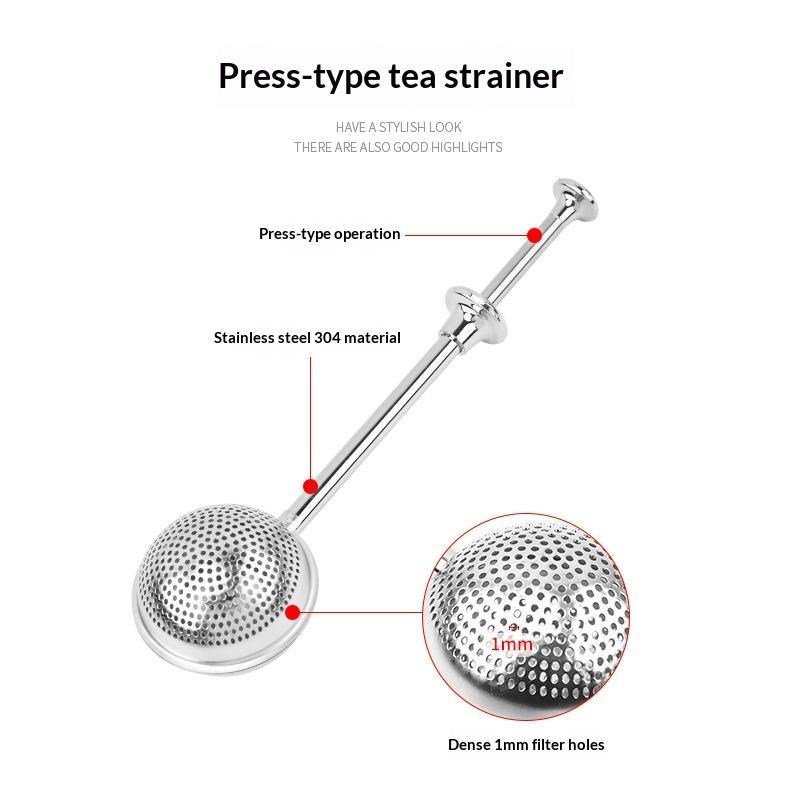 Infusor de Chá de Aço Inoxidáv - Loose Leaf Tea Infuser avaliação e preço